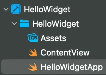 Project folder structure