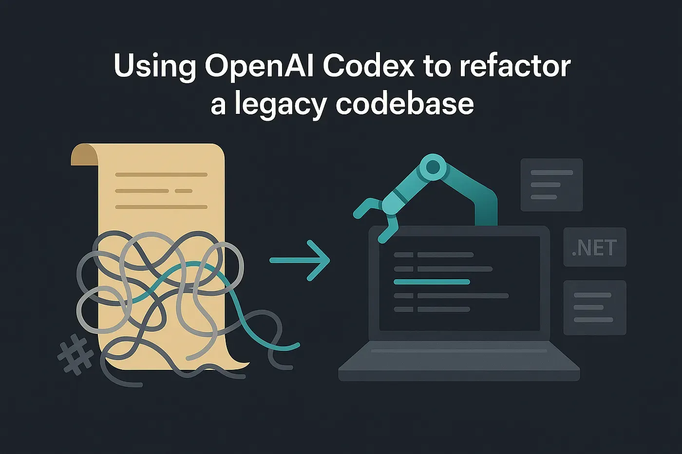 My journey of refactoring a large legacy backend codebase with migration from GitHub Copilot to OpenAI Codex.