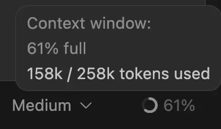 Context usage