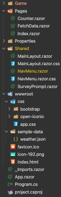 Updated folder structure