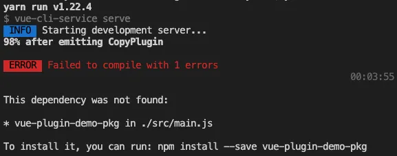 Build error