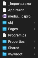 Folder structure