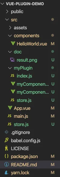 Folder structure